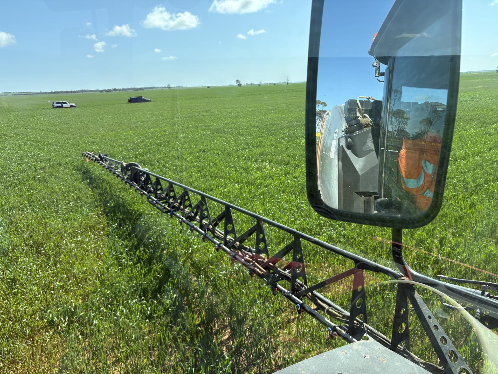 Advanced spray alignment